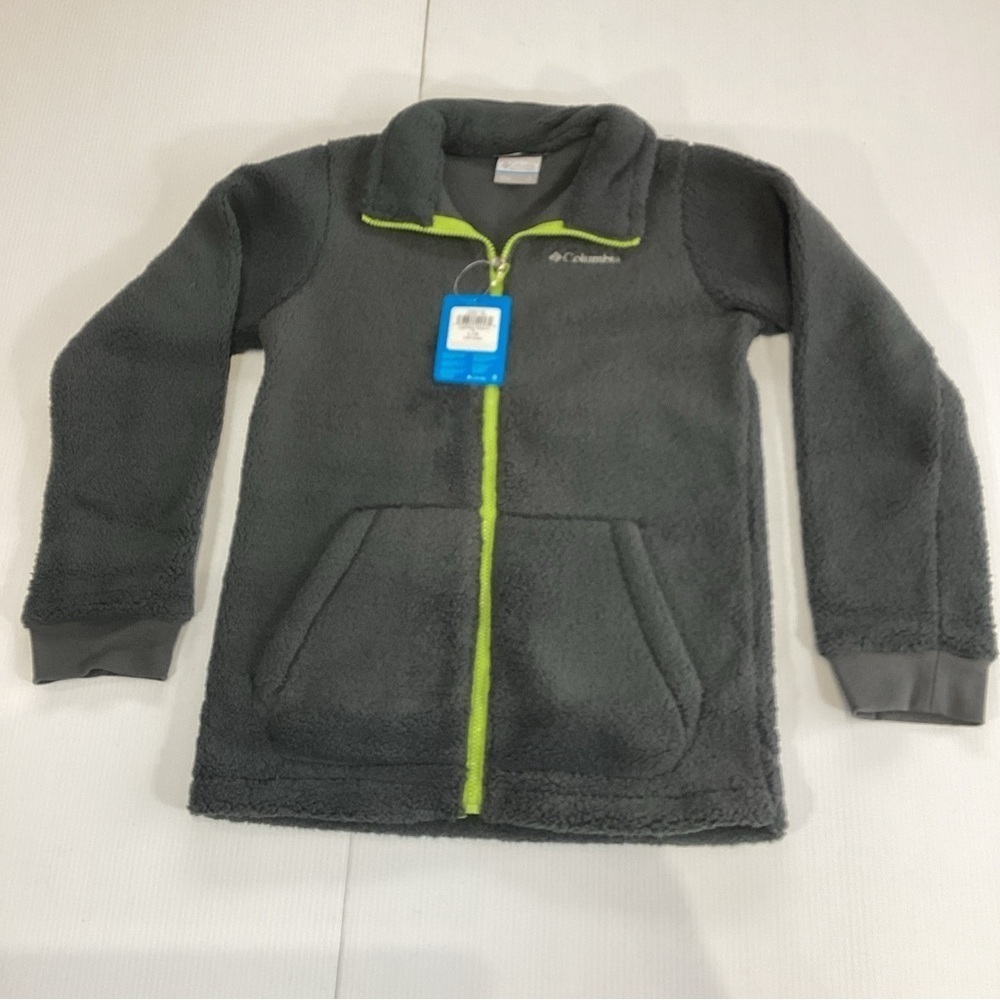 COLUMBIA Rugged Ridge II Sherpa Full Zip Jacket, Gray , Size: L NWT